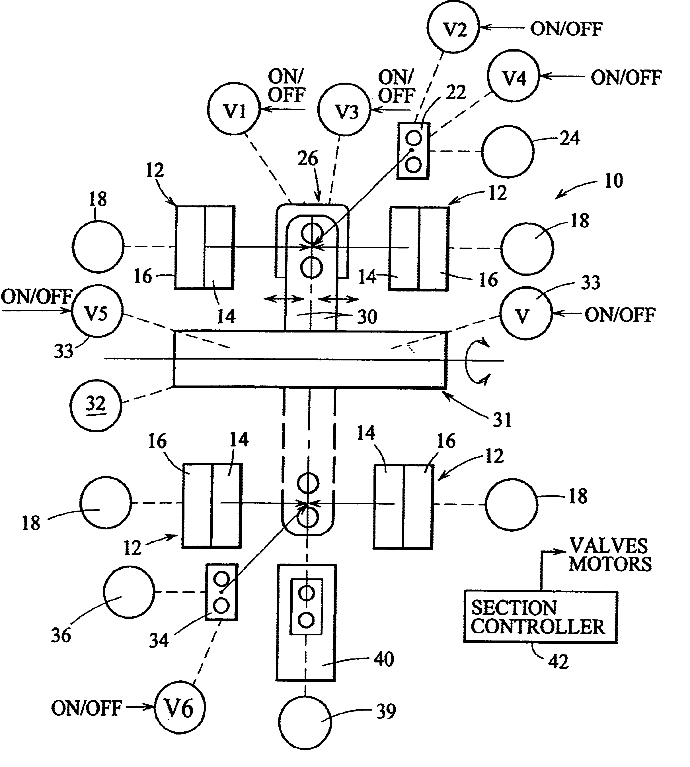 Control for an I. S. machine