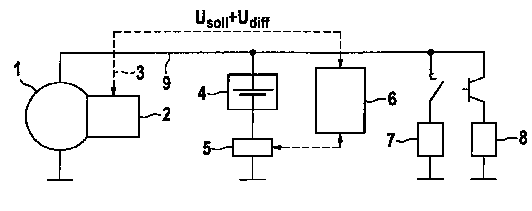 Onboard electric system for a motor vehicle