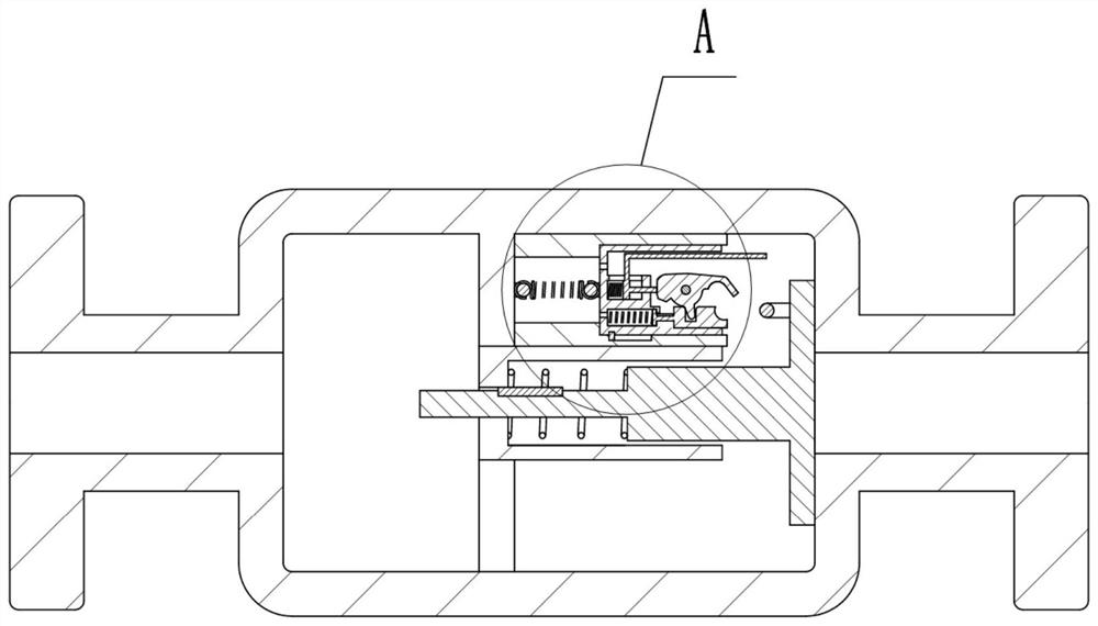 Axial-flow type check valve