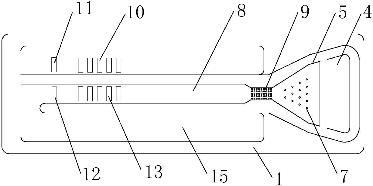 A microfluidic chip for tumor marker group detection