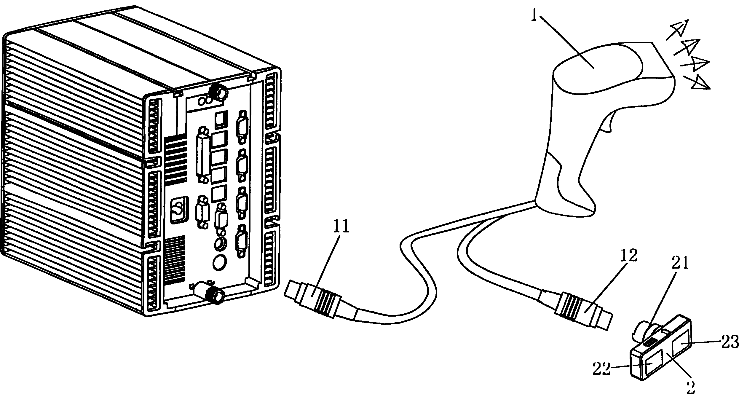 Simulating device of PS/2 keyboard