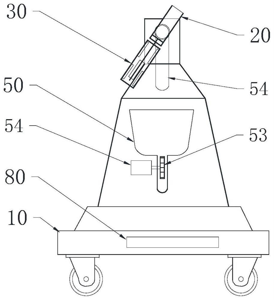 An intelligent serving device suitable for tennis