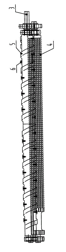 Combined structure of corn husking roller