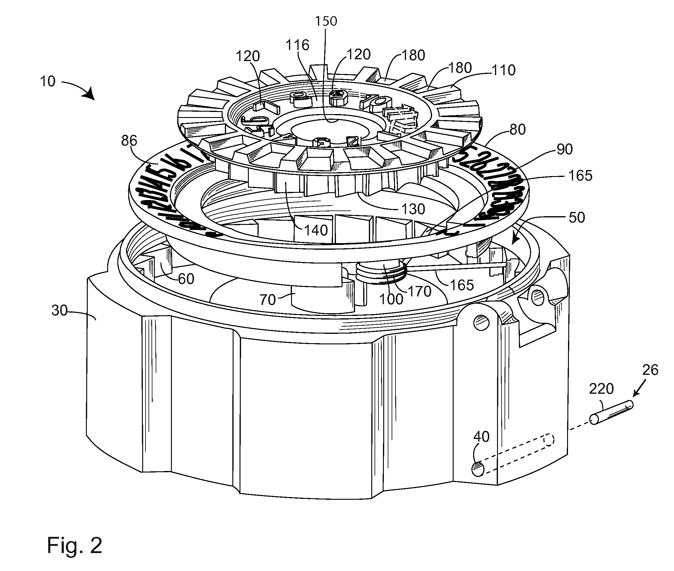 Contact lens case with date storing feature