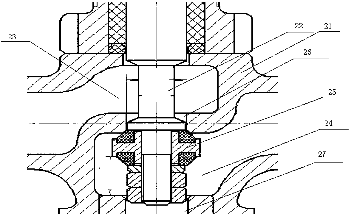 A cartridge integrated valve group and its working method