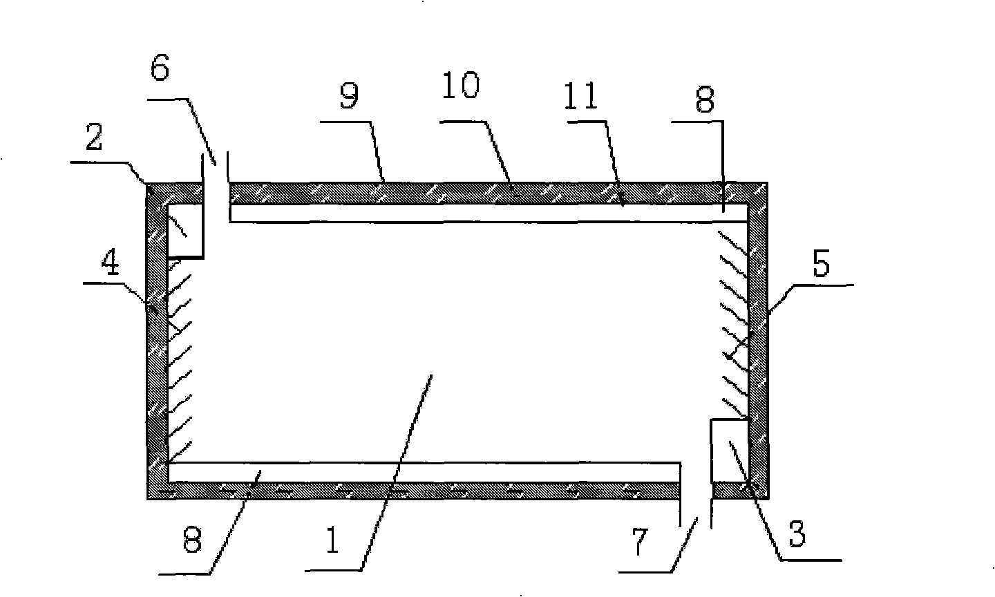 Sensor for measuring simple substance and chemical compound gas