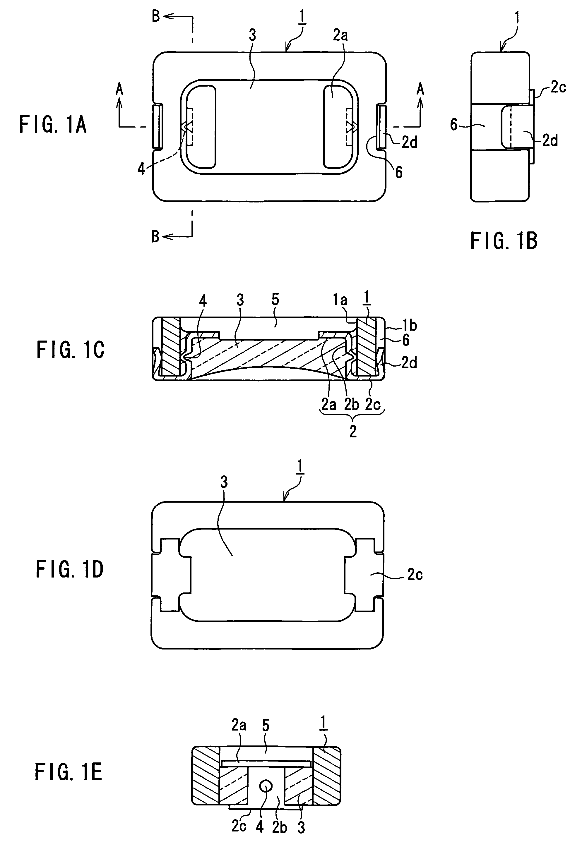 Surface-mount base for electronic element