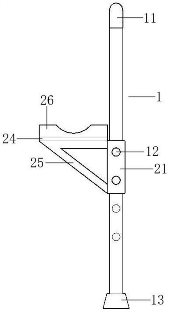 Walking-aid device with knee supporting function