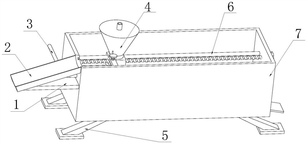 Device for physically purifying wastewater