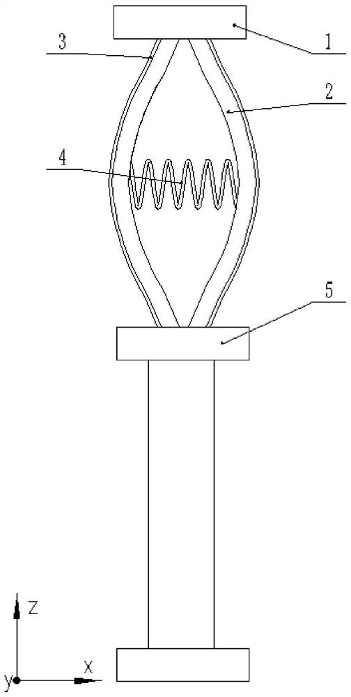 Device for collecting piezoelectric vibration energy in multiple directions