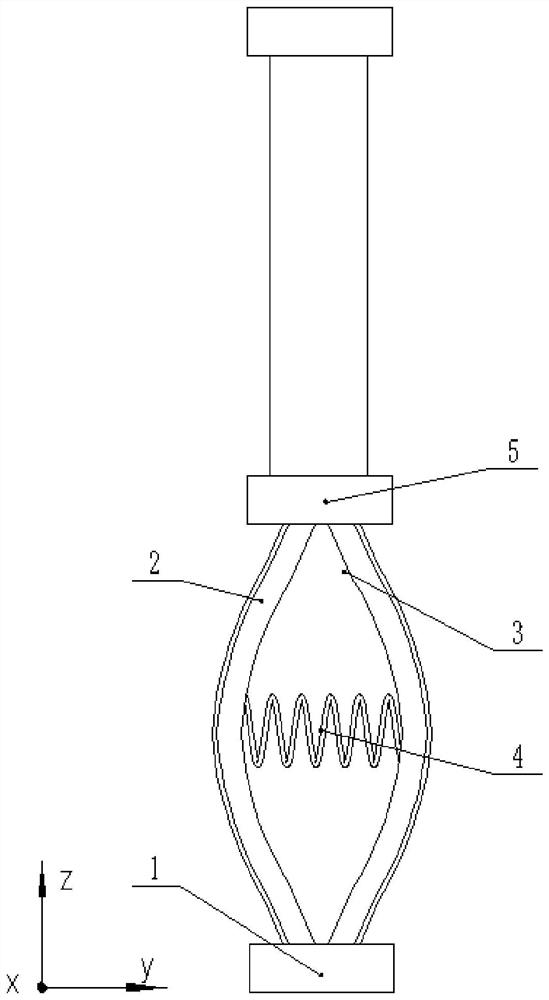 Device for collecting piezoelectric vibration energy in multiple directions