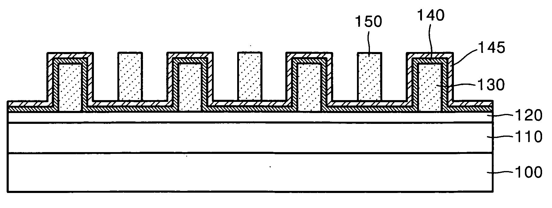 Method of forming fine pitch photoresist patterns using double patterning technique