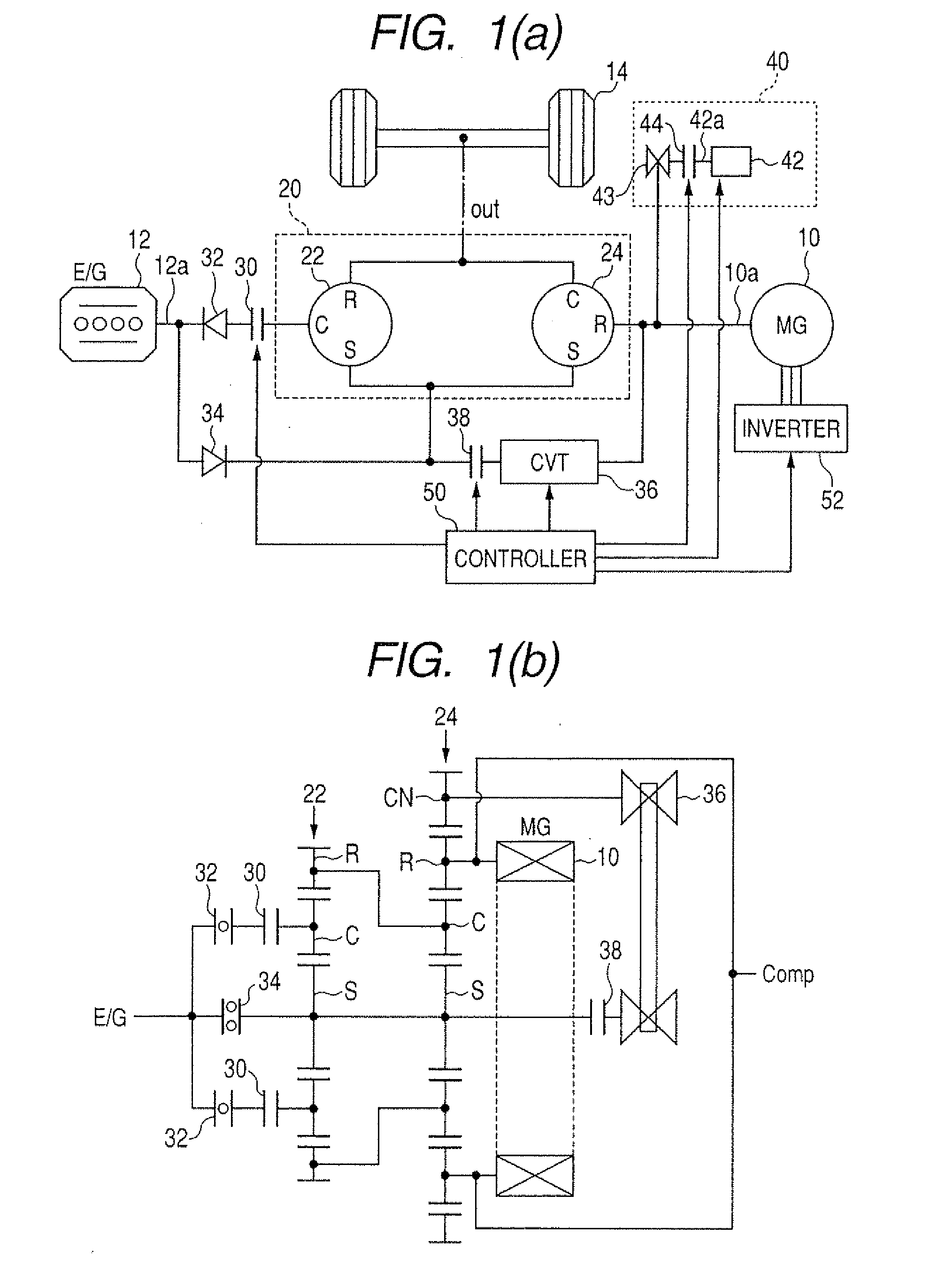 In-vehicle power transmission device and power transmission system for vehicle