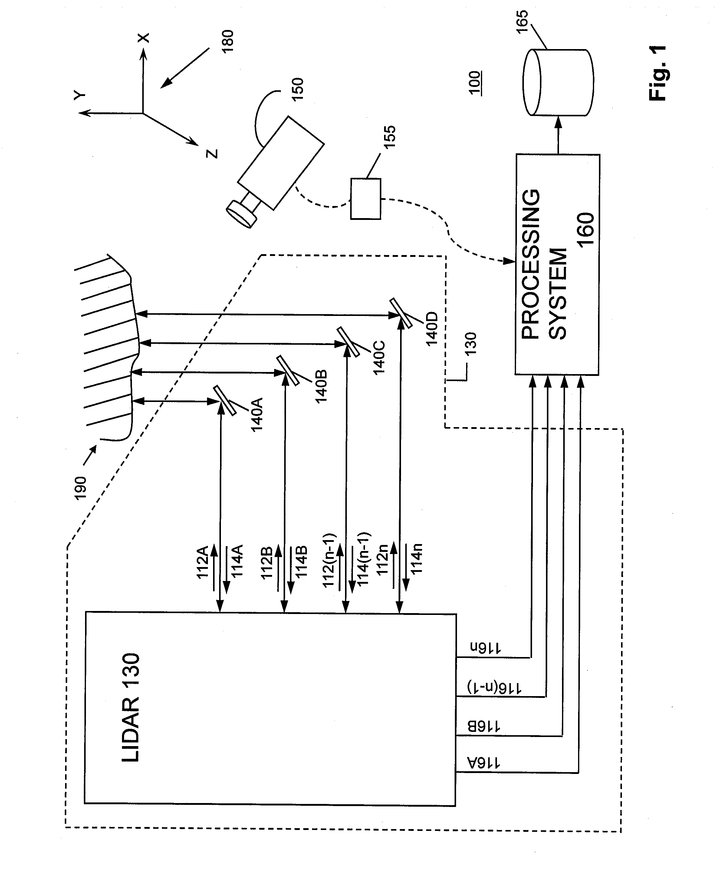 System and method for generating three dimensional images using lidar and video measurements