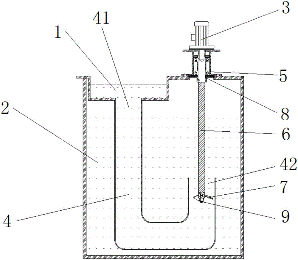 Borax solution circulation pump