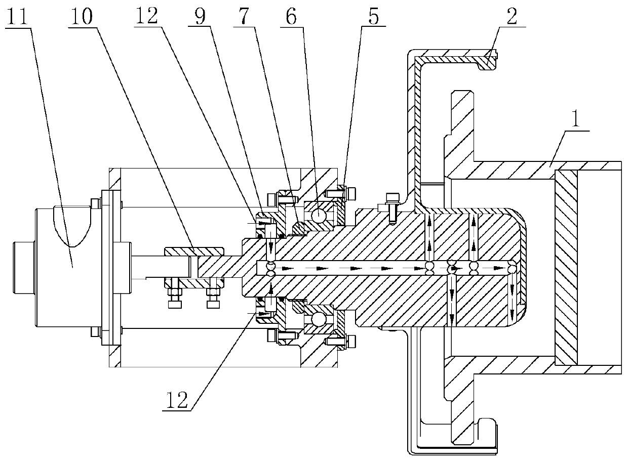 Airbag self-adaptive automatic erasing device and method for cryogenic filling system