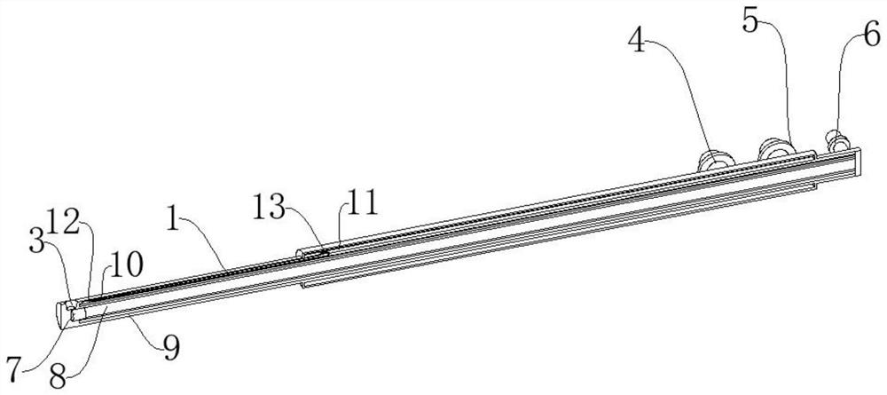 Gas and water composite cooling visual probe structure