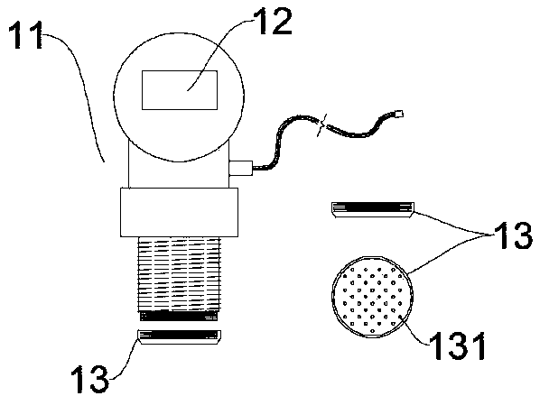 Wireless-based system and method for synchronously measuring pressure along way of slurry conveying pipeline
