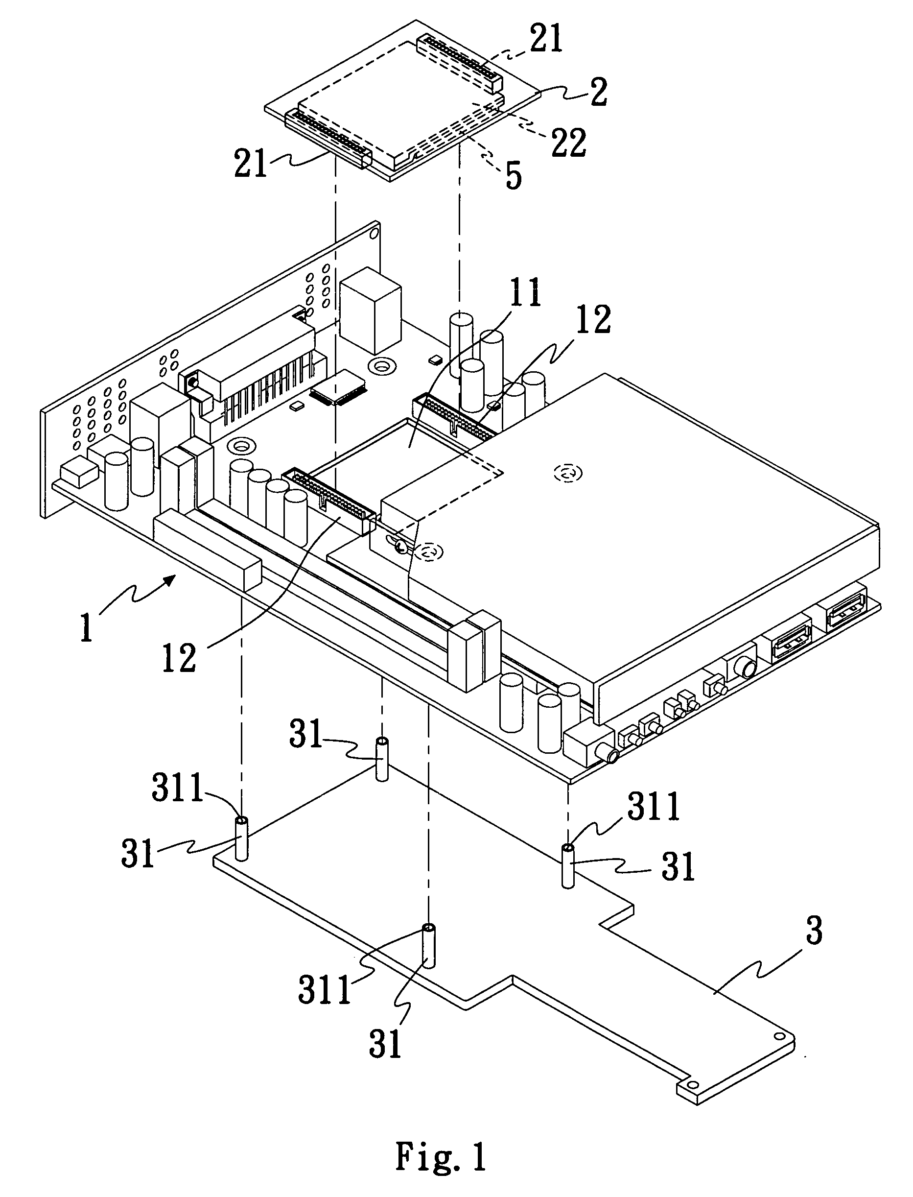 External conductive heat dissipating device for microcomputers