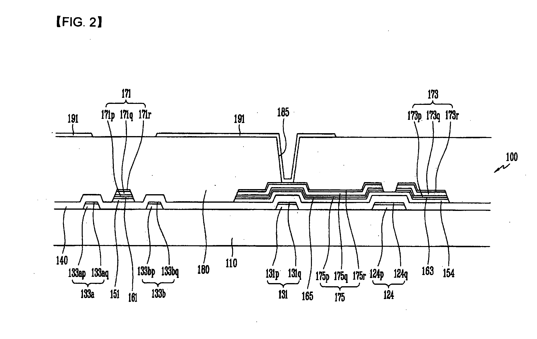 Thin film transistor array panel and fabrication