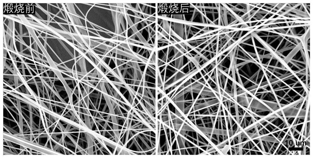 Strontium-doped silicon dioxide nanofiber membrane and preparation method thereof