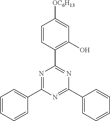 Addition of non-reactive UV absorbers during polyester synthesis