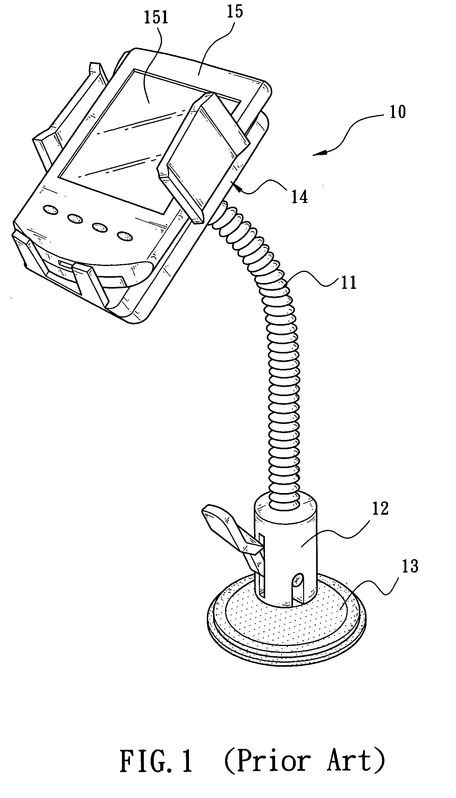 Holder for electronic apparatus