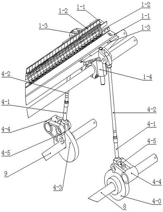 Double-needle-bar warp knitting machine