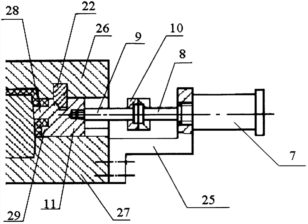 A core-pulling extrusion mechanism for a die-casting mold
