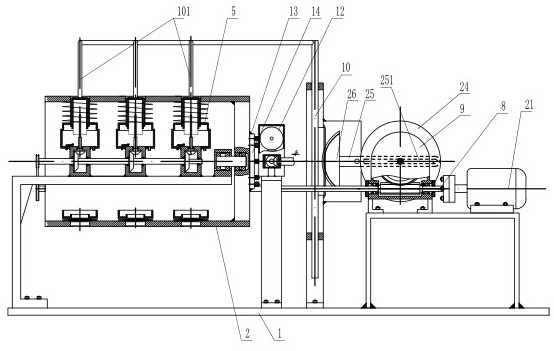 A nozzle diameter trimming machine