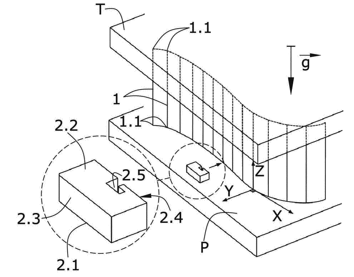 Constructive assembly for building walls