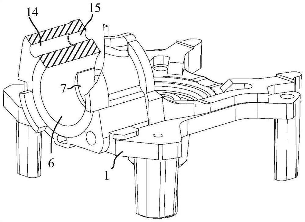 A cylinder head assembly and compressor