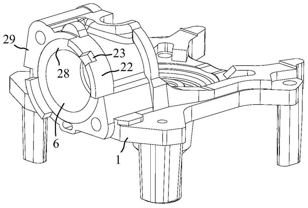 A cylinder head assembly and compressor