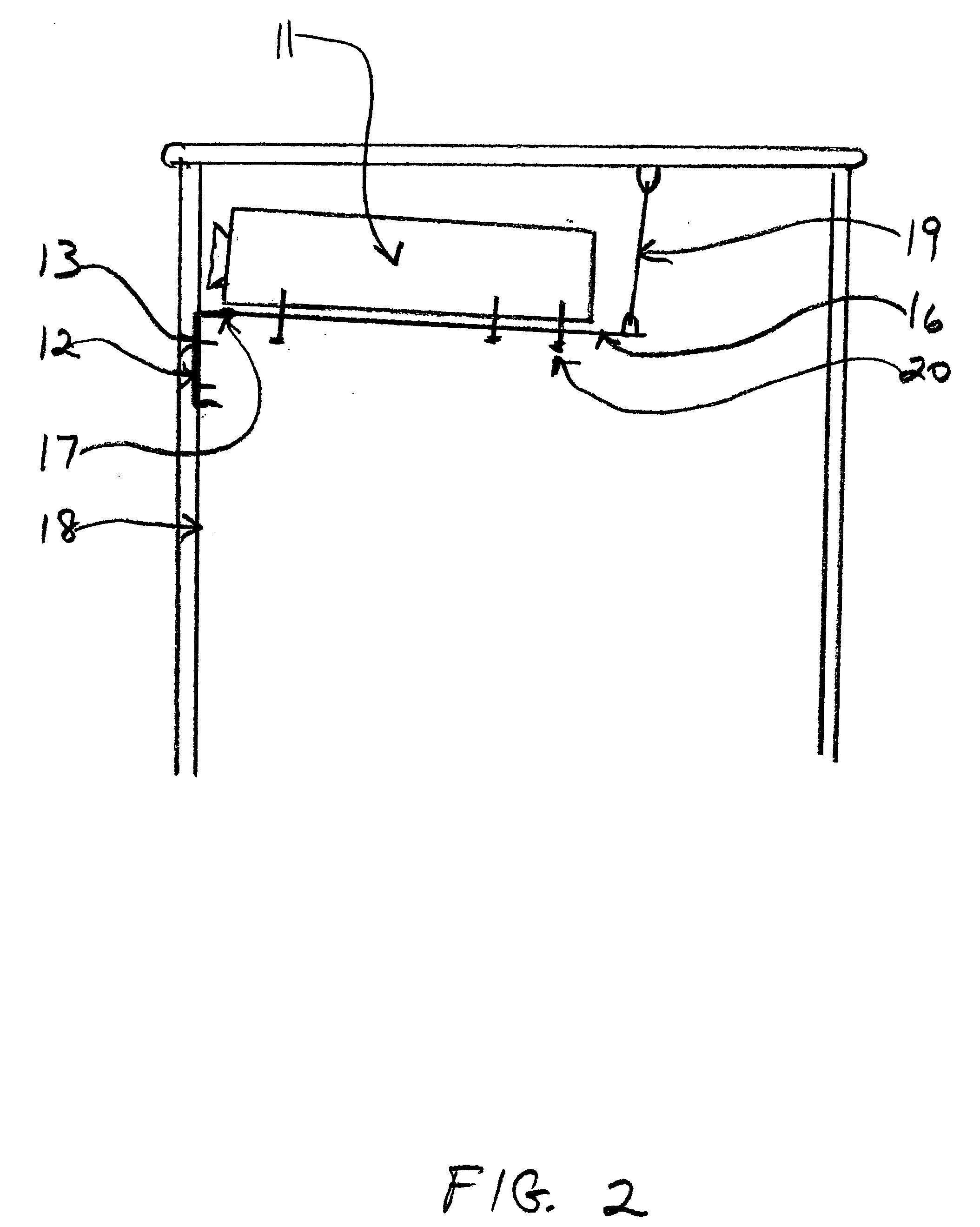 Apparatus for mounting a data/video projector in a portable enclosure