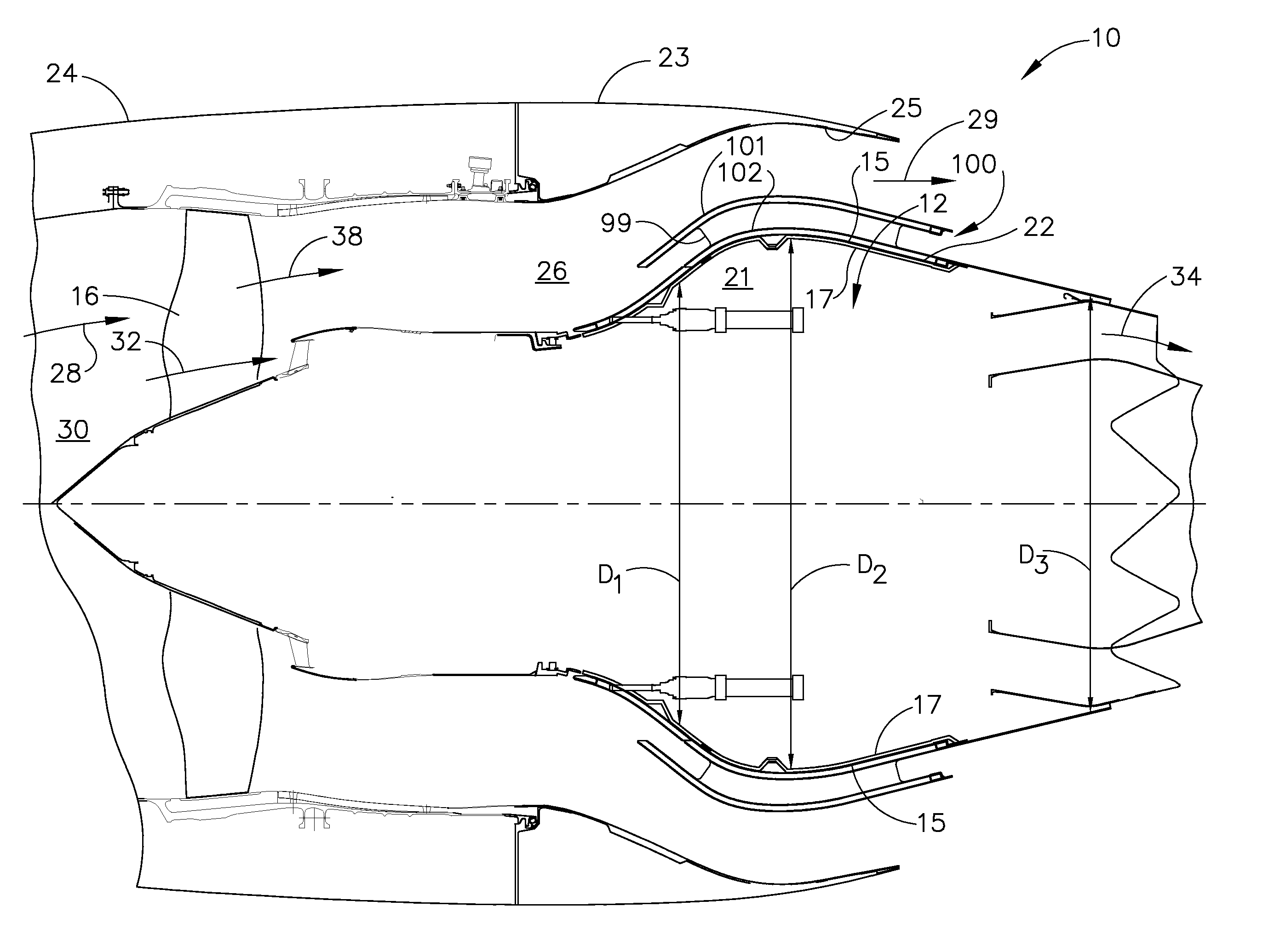 Turbofan engine cowl assembly and method of operating the same