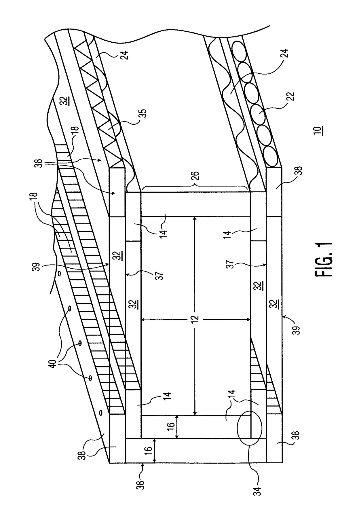 Spacer system for reflective insulation