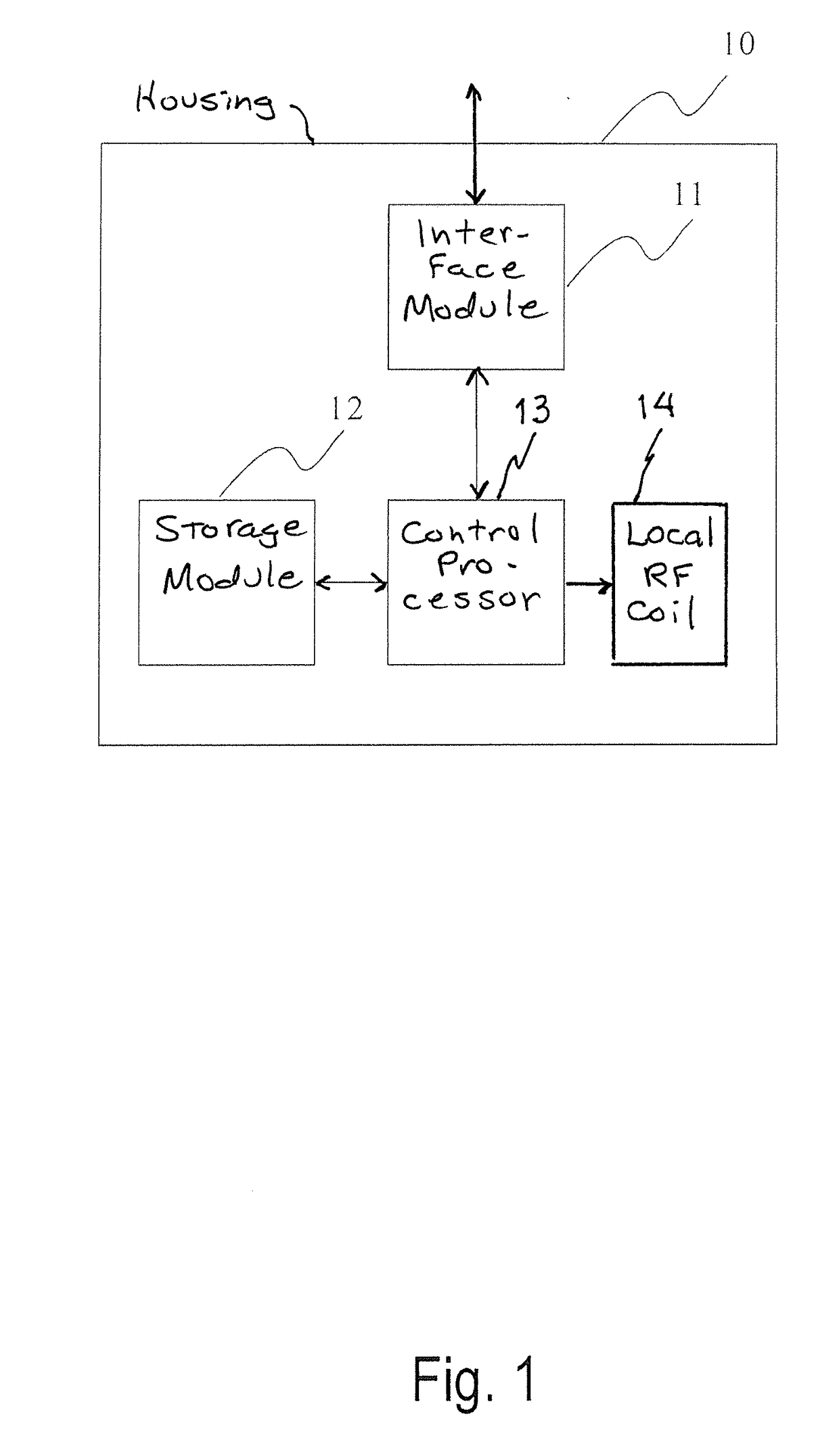 Magnetic resonance apparatus and local RF coil assembly for use therein