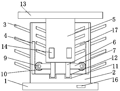 Retractable type spinning creel with extending function