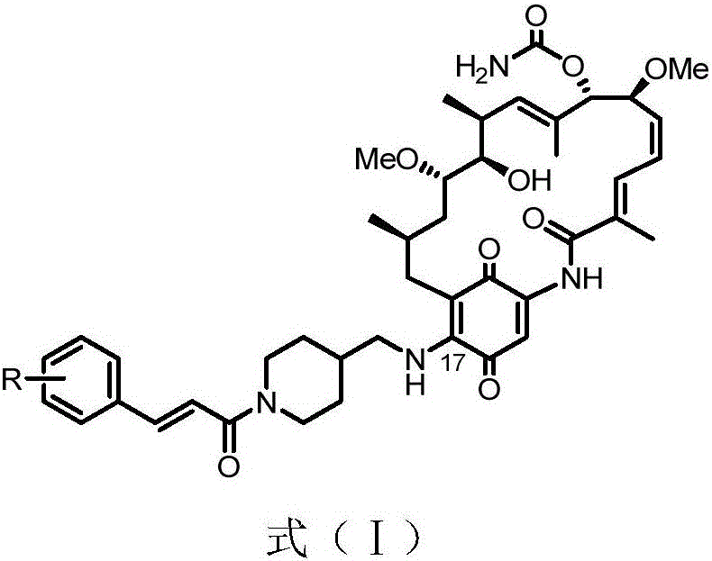 A class of geldanamycin derivatives capable of inhibiting castration-resistant prostate cancer and osteogenic metastasis and applications thereof