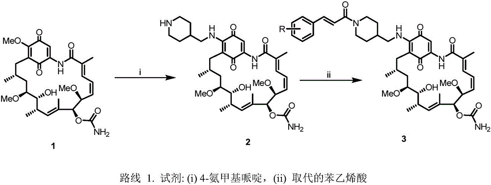 A class of geldanamycin derivatives capable of inhibiting castration-resistant prostate cancer and osteogenic metastasis and applications thereof