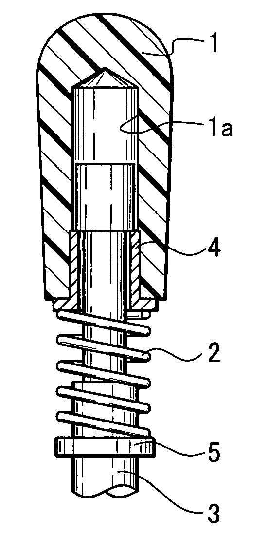 Pin tip attachment structure of conveyor chain for can making