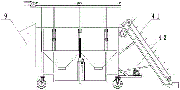 Automatic fly maggot separation machine