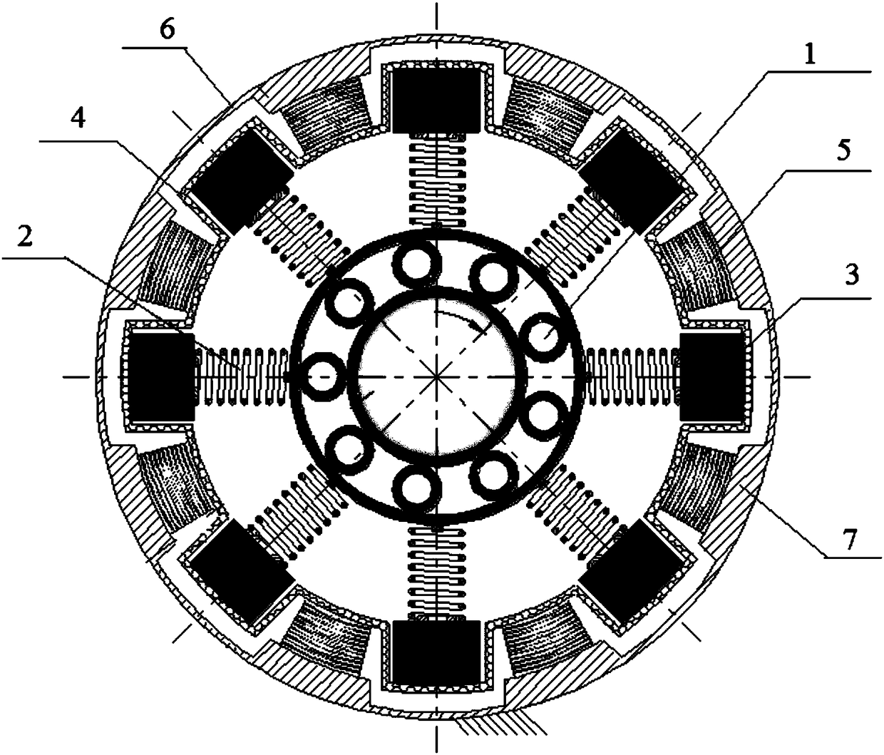 A Piezoelectric Energy Harvesting Bearing for Rotating Machinery