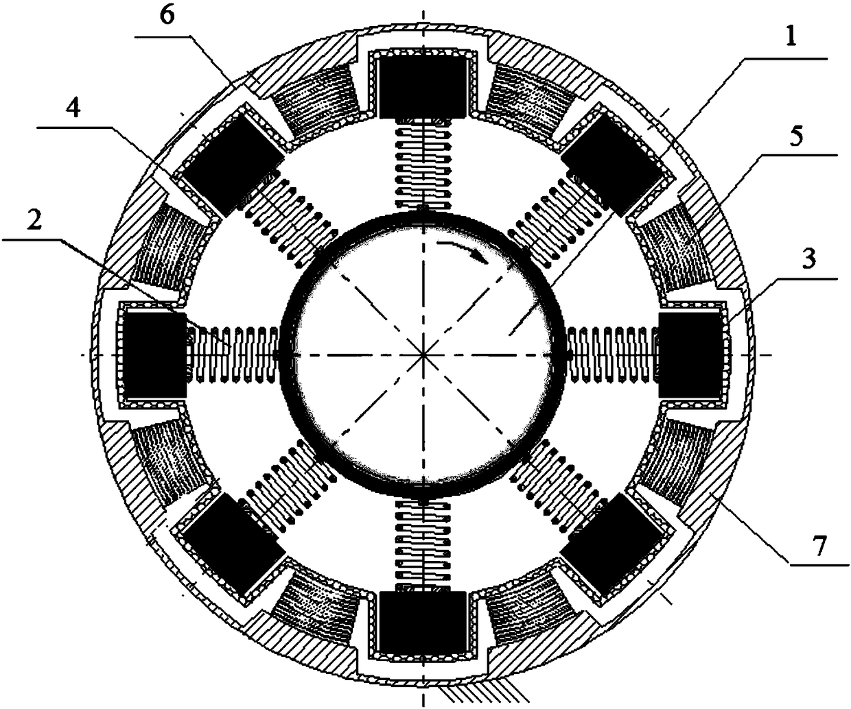 A Piezoelectric Energy Harvesting Bearing for Rotating Machinery