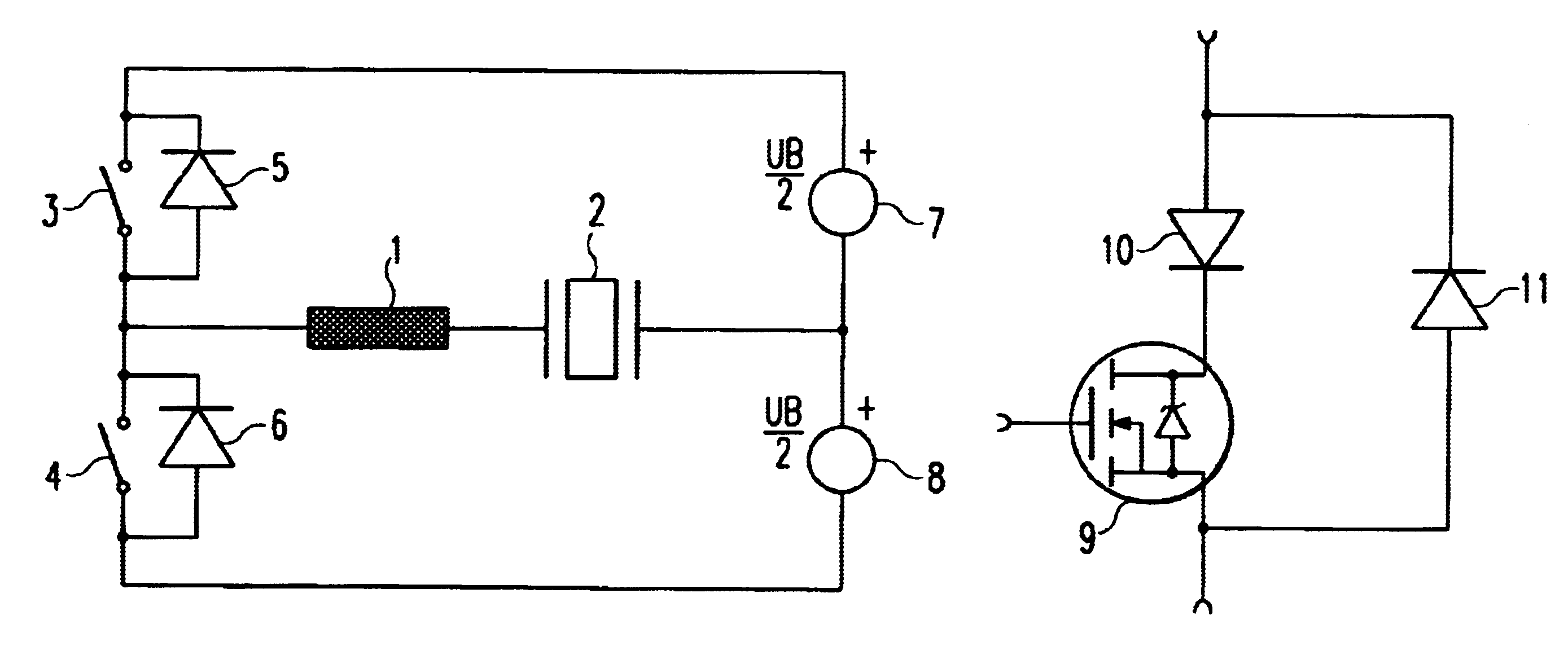 Circuit for the dynamic control of ceramic solid-state actuators