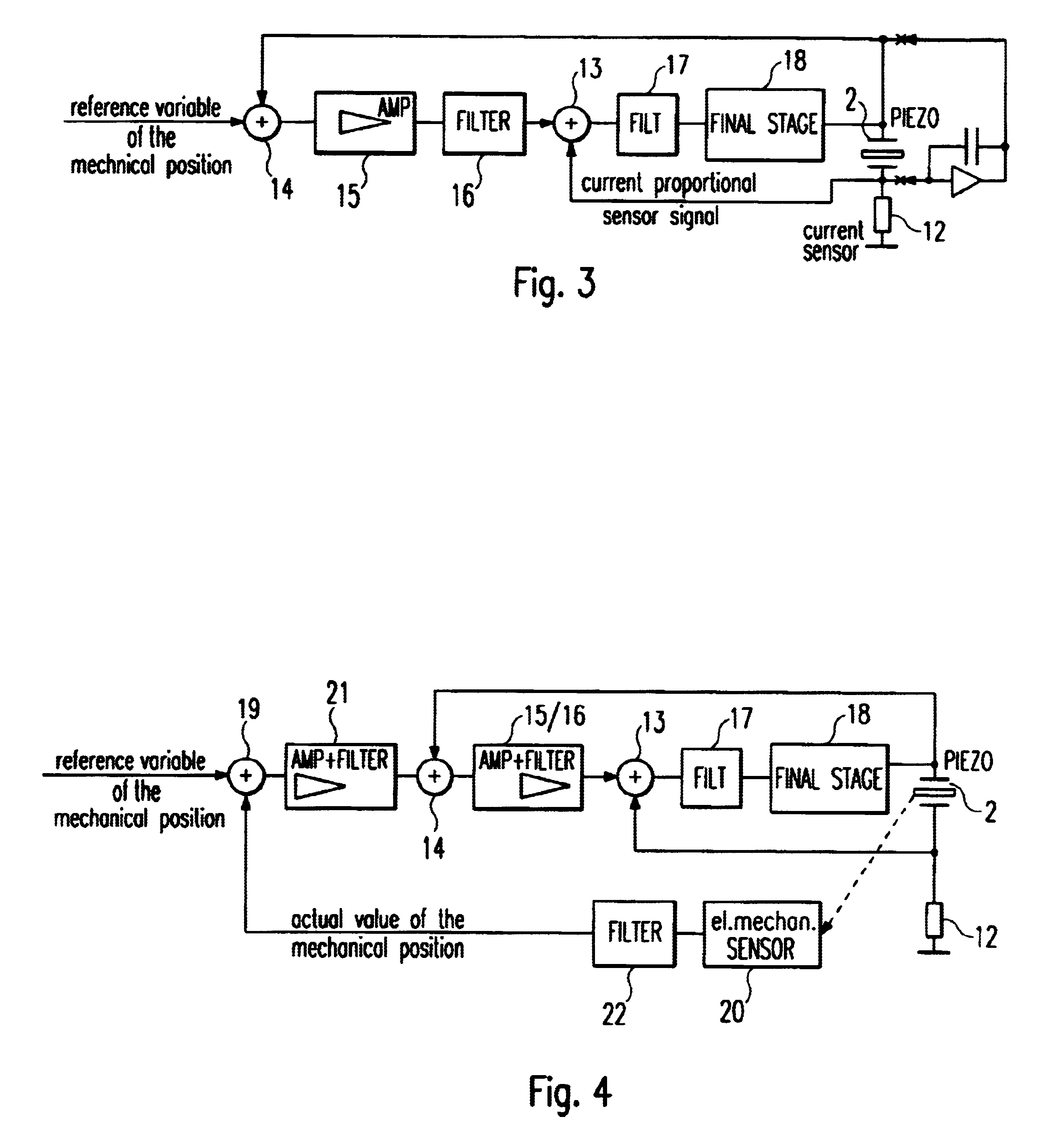 Circuit for the dynamic control of ceramic solid-state actuators
