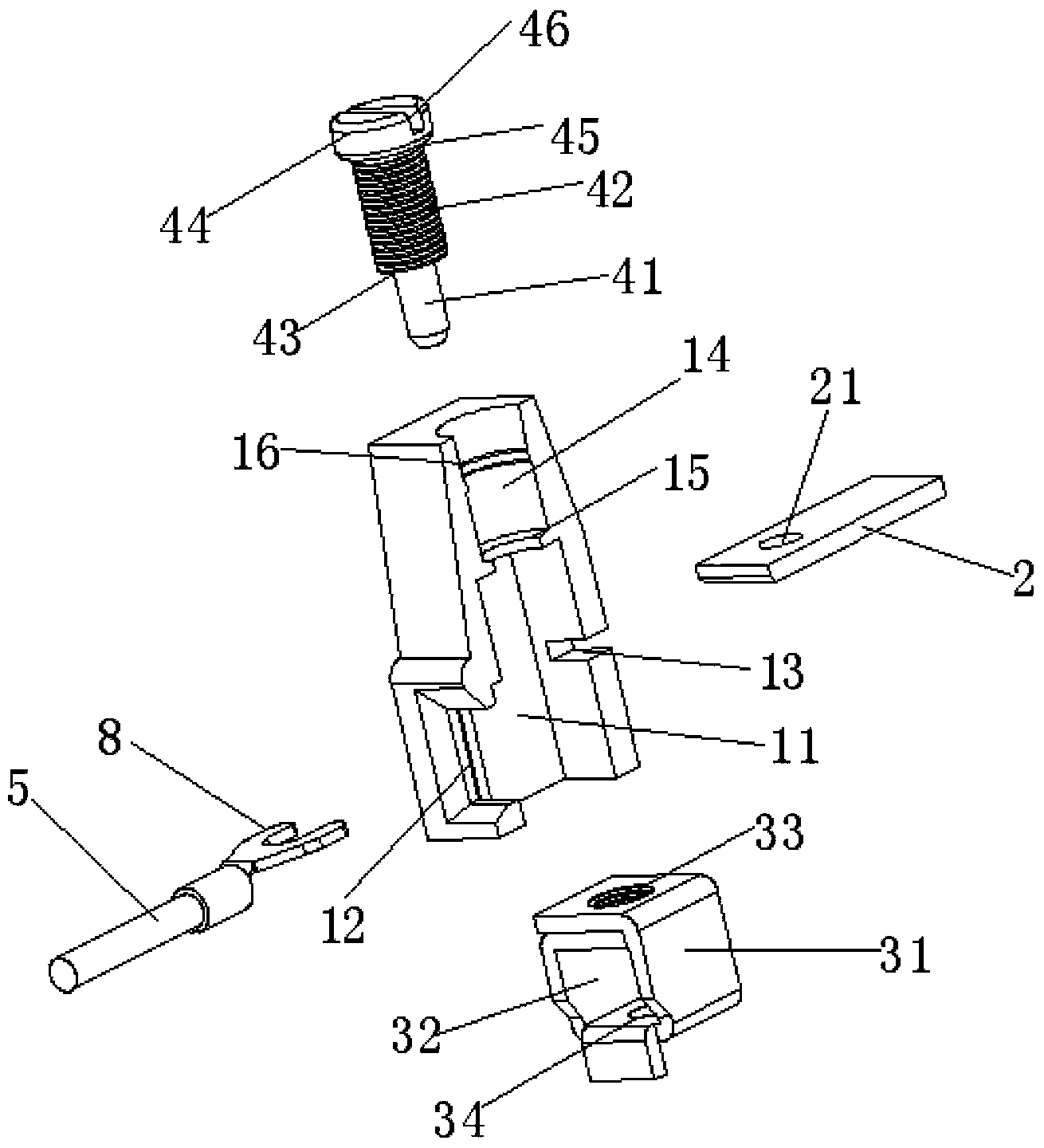 Screw type square box electric coupler