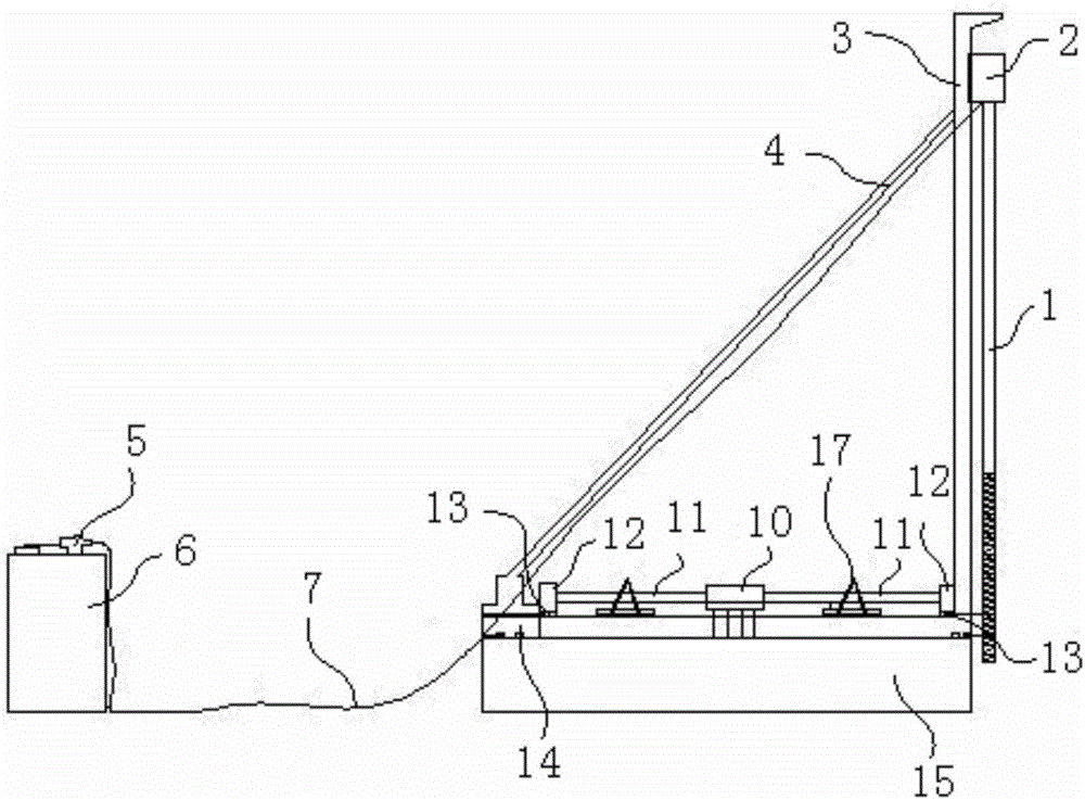 Deep-layer stirring pile equipment for soil restoration and construction method thereof