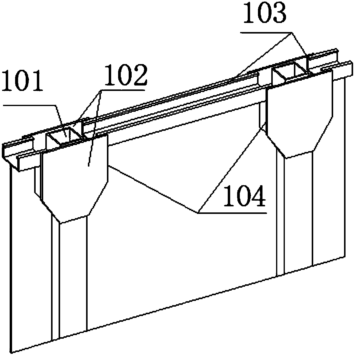 Prefabricated plate wall inter-layer transverse seam connecting joint