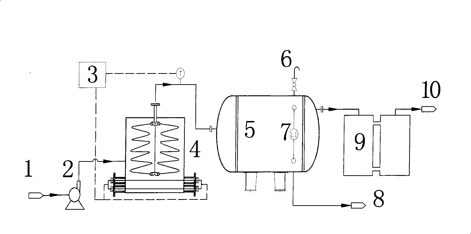 Apparatus and method for treating water containing white oil stain